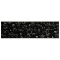 vidaXL Küchenteppich Waschbar Morning Schwarz 45x150 cm Samt vidaXL Küchenteppich Waschbar Morning Schwarz 45x150 cm Samt