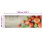 vidaXL Küchenteppich Waschbar Tomaten 60x180 cm Samt vidaXL Küchenteppich Waschbar Tomaten 60x180 cm Samt