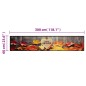 vidaXL Küchenteppich Waschbar Herbst 60x300 cm Samt vidaXL Küchenteppich Waschbar Herbst 60x300 cm Samt