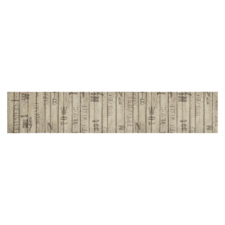 vidaXL Küchenteppich Waschbar Zaun 60x300 cm Samt