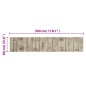 vidaXL Küchenteppich Waschbar Zaun 60x300 cm Samt vidaXL Küchenteppich Waschbar Zaun 60x300 cm Samt