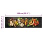 vidaXL Küchenteppich Waschbar Gewürze 45x150 cm Samt vidaXL Küchenteppich Waschbar Gewürze 45x150 cm Samt