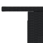 vidaXL Gartentisch mit Glasplatte Schwarz 100x55x73 cm Poly Rattan vidaXL Gartentisch mit Glasplatte Schwarz 100x55x73 cm Poly Rattan