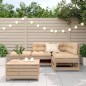 vidaXL 5-tlg. Garten-Lounge-Set mit Kissen Massivholz Kiefer vidaXL 5-tlg. Garten-Lounge-Set mit Kissen Massivholz Kiefer