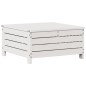 vidaXL 5-tlg. Garten-Lounge-Set mit Kissen Weiß Massivholz Kiefer vidaXL 5-tlg. Garten-Lounge-Set mit Kissen Weiß Massivholz Kiefer