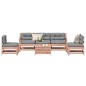 vidaXL 6-tlg. Garten-Lounge-Set mit Kissen Massivholz Douglasie vidaXL 6-tlg. Garten-Lounge-Set mit Kissen Massivholz Douglasie