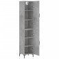 Highboard Betongrau 34,5x34x180 cm Holzwerkstoff Highboard Betongrau 34,5x34x180 cm Holzwerkstoff
