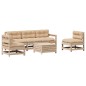vidaXL 6-tlg. Garten-Lounge-Set mit Kissen Massivholz Kiefer vidaXL 6-tlg. Garten-Lounge-Set mit Kissen Massivholz Kiefer
