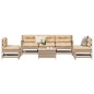 vidaXL 6-tlg. Garten-Lounge-Set mit Kissen Massivholz Kiefer vidaXL 6-tlg. Garten-Lounge-Set mit Kissen Massivholz Kiefer