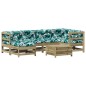 vidaXL 7-tlg. Garten-Lounge-Set mit Kissen Imprägniertes Kiefernholz vidaXL 7-tlg. Garten-Lounge-Set mit Kissen Imprägniertes Kiefernholz