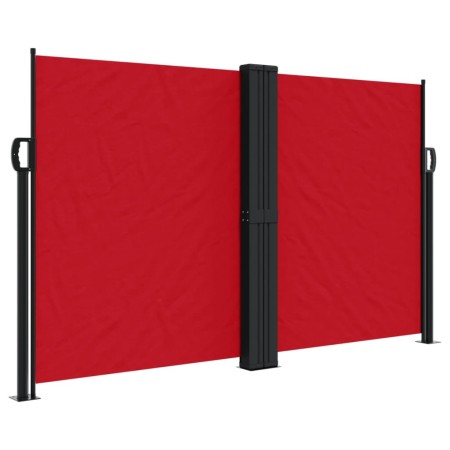 vidaXL Seitenmarkise Ausziehbar Rot 140x1000 cm
