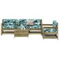 vidaXL 6-tlg. Garten-Lounge-Set mit Kissen Imprägniertes Kiefernholz vidaXL 6-tlg. Garten-Lounge-Set mit Kissen Imprägniertes Kiefernholz