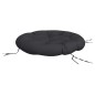 vidaXL Kissen Rund Schwarz Ø 100x11 cm Oxford-Gewebe vidaXL Kissen Rund Schwarz Ø 100x11 cm Oxford-Gewebe