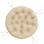 vidaXL Kissen Rund Beige Ø 100x11 cm Oxford-Gewebe vidaXL Kissen Rund Beige Ø 100x11 cm Oxford-Gewebe