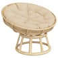 vidaXL Kissen Rund Beige Ø 100x11 cm Oxford-Gewebe vidaXL Kissen Rund Beige Ø 100x11 cm Oxford-Gewebe