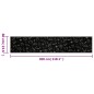vidaXL Küchenteppich Waschbar Morgen Schwarz 60x300 cm Samt vidaXL Küchenteppich Waschbar Morgen Schwarz 60x300 cm Samt