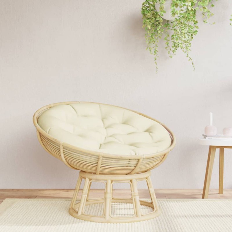 vidaXL Kissen Rund Creme Ø 100x11 cm Oxford-Gewebe vidaXL Kissen Rund Creme Ø 100x11 cm Oxford-Gewebe