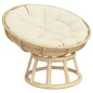 vidaXL Kissen Rund Creme Ø 100x11 cm Oxford-Gewebe vidaXL Kissen Rund Creme Ø 100x11 cm Oxford-Gewebe