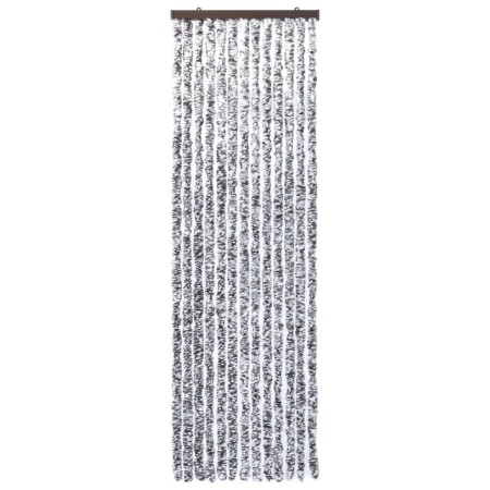 vidaXL Insektenschutz-Vorhang Braun und Beige 120x220 cm Chenille