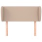 vidaXL Kopfteil mit Ohren Cappuccino-Braun 83x23x78/88 cm Kunstleder vidaXL Kopfteil mit Ohren Cappuccino-Braun 83x23x78/88 cm Kunstleder