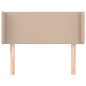 vidaXL Kopfteil mit Ohren Cappuccino-Braun 83x16x78/88 cm Kunstleder vidaXL Kopfteil mit Ohren Cappuccino-Braun 83x16x78/88 cm Kunstleder