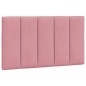 vidaXL Bettgestell mit LED-Leuchten Rosa 90x190 cm Samt vidaXL Bettgestell mit LED-Leuchten Rosa 90x190 cm Samt
