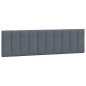 vidaXL Bettgestell mit LED-Leuchten Dunkelgrau 180x200 cm Samt vidaXL Bettgestell mit LED-Leuchten Dunkelgrau 180x200 cm Samt