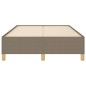vidaXL Bettgestell Taupe 120x190 cm Stoff vidaXL Bettgestell Taupe 120x190 cm Stoff