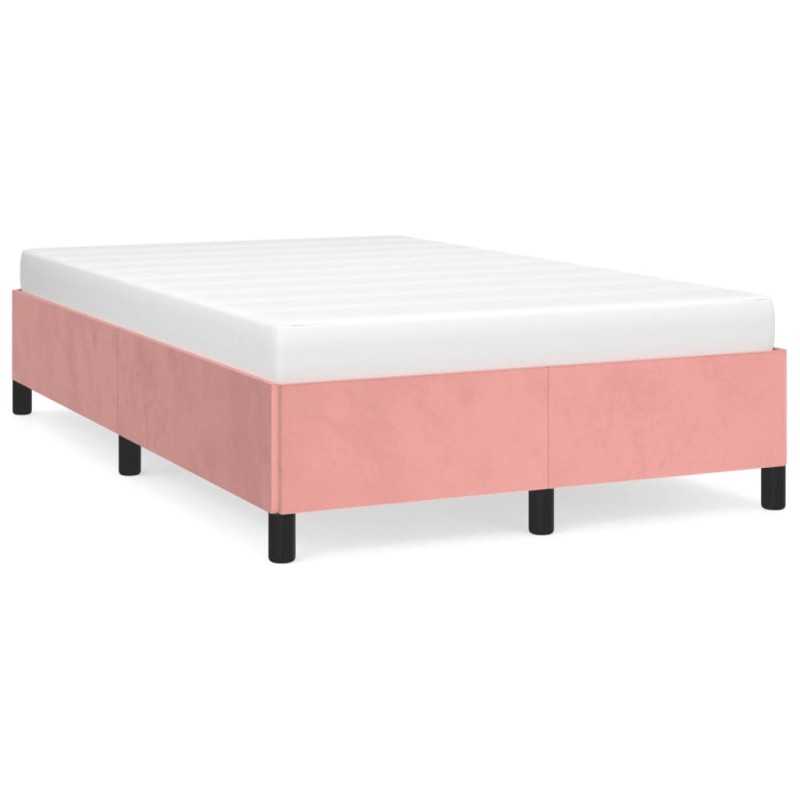 vidaXL Bettgestell Rosa 120x190 cm Samt vidaXL Bettgestell Rosa 120x190 cm Samt
