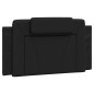 vidaXL Bettgestell mit Kopfteil Schwarz 100x200 cm Kunstleder vidaXL Bettgestell mit Kopfteil Schwarz 100x200 cm Kunstleder