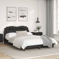 vidaXL Bettgestell mit Kopfteil Schwarz 120x200 cm Kunstleder vidaXL Bettgestell mit Kopfteil Schwarz 120x200 cm Kunstleder