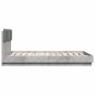 vidaXL Bettgestell mit Kopfteil Betongrau 140x200 cm Holzwerkstoff vidaXL Bettgestell mit Kopfteil Betongrau 140x200 cm Holzwerkstoff