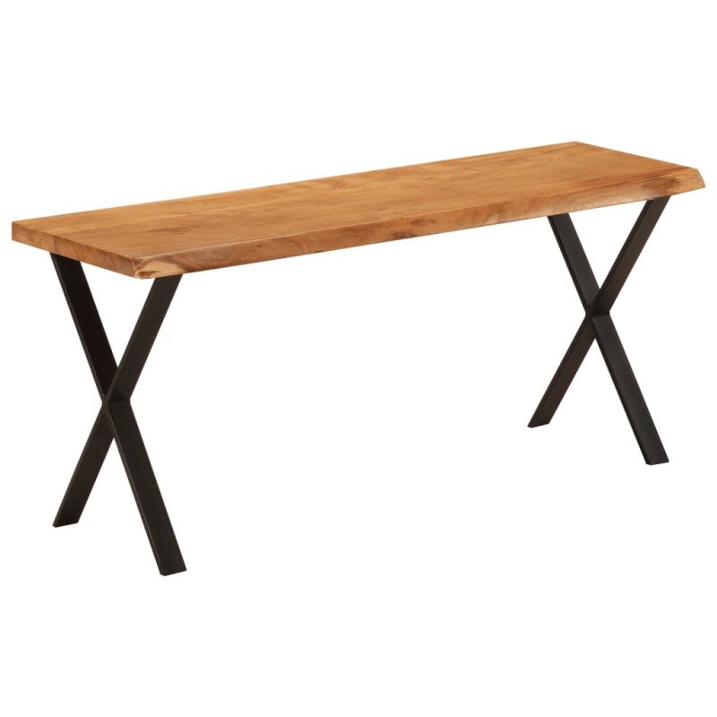 vidaXL Bank Baumkante 105 cm Massivholz Akazie vidaXL Bank Baumkante 105 cm Massivholz Akazie