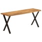 vidaXL Bank Baumkante 105 cm Massivholz Akazie vidaXL Bank Baumkante 105 cm Massivholz Akazie