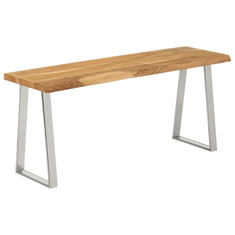 vidaXL Bank Baumkante 105 cm Massivholz Akazie vidaXL Bank Baumkante 105 cm Massivholz Akazie