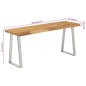 vidaXL Bank Baumkante 105 cm Massivholz Akazie vidaXL Bank Baumkante 105 cm Massivholz Akazie