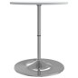 vidaXL Bartisch Weiß 60x60x90 cm Holzwerkstoff Verchromter Stahl vidaXL Bartisch Weiß 60x60x90 cm Holzwerkstoff Verchromter Stahl