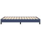 vidaXL Bettgestell Blau 120x190 cm Stoff vidaXL Bettgestell Blau 120x190 cm Stoff