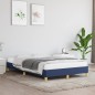 vidaXL Bettgestell ohne Matratze Blau 120x190 cm Stoff vidaXL Bettgestell ohne Matratze Blau 120x190 cm Stoff