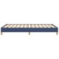 vidaXL Bettgestell ohne Matratze Blau 120x190 cm Stoff vidaXL Bettgestell ohne Matratze Blau 120x190 cm Stoff
