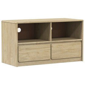 vidaXL TV-Schrank SAUDA Eiche-Optik 99x43x55 cm Massivholz Kiefer	