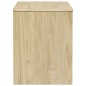 vidaXL TV-Schrank SAUDA Eiche-Optik 99x43x55 cm Massivholz Kiefer vidaXL TV-Schrank SAUDA Eiche-Optik 99x43x55 cm Massivholz Kiefer
