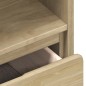 vidaXL TV-Schrank SAUDA Eiche-Optik 99x43x55 cm Massivholz Kiefer vidaXL TV-Schrank SAUDA Eiche-Optik 99x43x55 cm Massivholz Kiefer