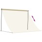 vidaXL Markise Einziehbar Creme 250x150 cm Stoff und Stahl vidaXL Markise Einziehbar Creme 250x150 cm Stoff und Stahl