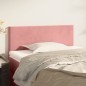 vidaXL Kopfteil Rosa 100x5x78/88 cm Samt