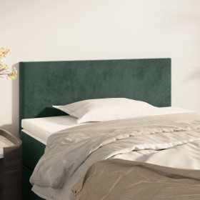 vidaXL Kopfteil Dunkelgrün 100x5x78/88 cm Samt
