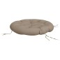vidaXL Kissen Rund Taupe Ø 100x11 cm Oxford-Gewebe vidaXL Kissen Rund Taupe Ø 100x11 cm Oxford-Gewebe