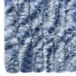 vidaXL Insektenschutz-Vorhang Blau und Weiß 120x220 cm Chenille vidaXL Insektenschutz-Vorhang Blau und Weiß 120x220 cm Chenille