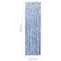 vidaXL Insektenschutz-Vorhang Blau und Weiß 120x220 cm Chenille vidaXL Insektenschutz-Vorhang Blau und Weiß 120x220 cm Chenille