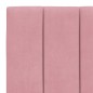 vidaXL Bettgestell mit LED-Leuchten Rosa 80x200 cm Samt vidaXL Bettgestell mit LED-Leuchten Rosa 80x200 cm Samt
